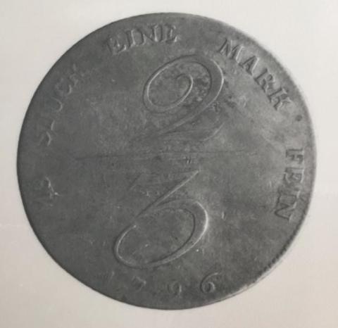 Primera imagen del registro 2/3 Reich Taler
