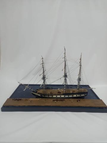 Primera imagen del registro Maqueta de barco y Muelle